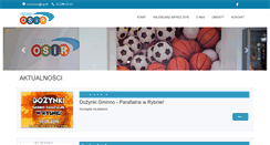 Desktop Screenshot of osir.gminarybno.pl