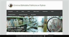 Desktop Screenshot of biblioteka.gminarybno.pl