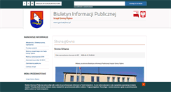 Desktop Screenshot of bip.gminarybno.pl