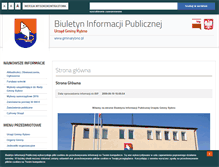 Tablet Screenshot of bip.gminarybno.pl